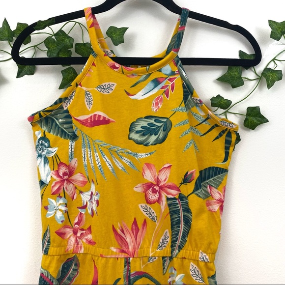 Old Navy Girls Tropical Floral Short Romper SZ XL - Picture 3 of 6